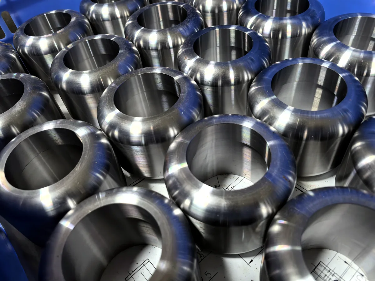 Batch of precision CNC machined stainless steel components