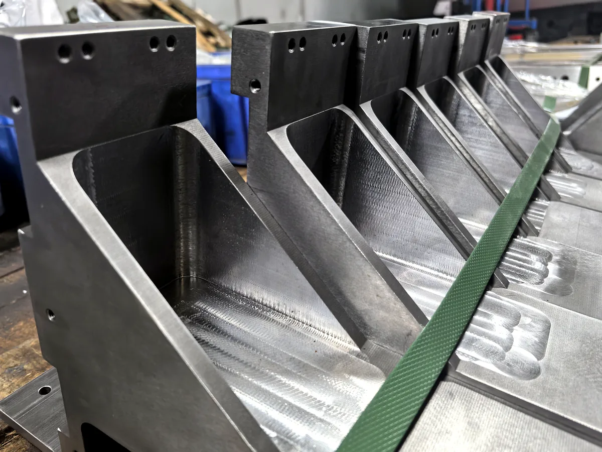 Small batch of CNC machined stainless steel brackets
